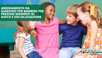 Come scegliere l'arredamento per un angolo relax in giardino per bambini